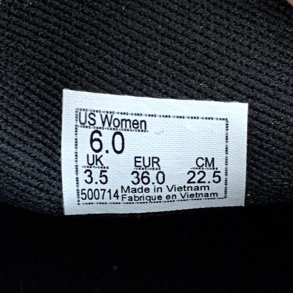 Vans Asher Butterfly Checkerboard Slip On Shoes Womens Size 6 Black VN000VOSJBW - Picture 13 of 13